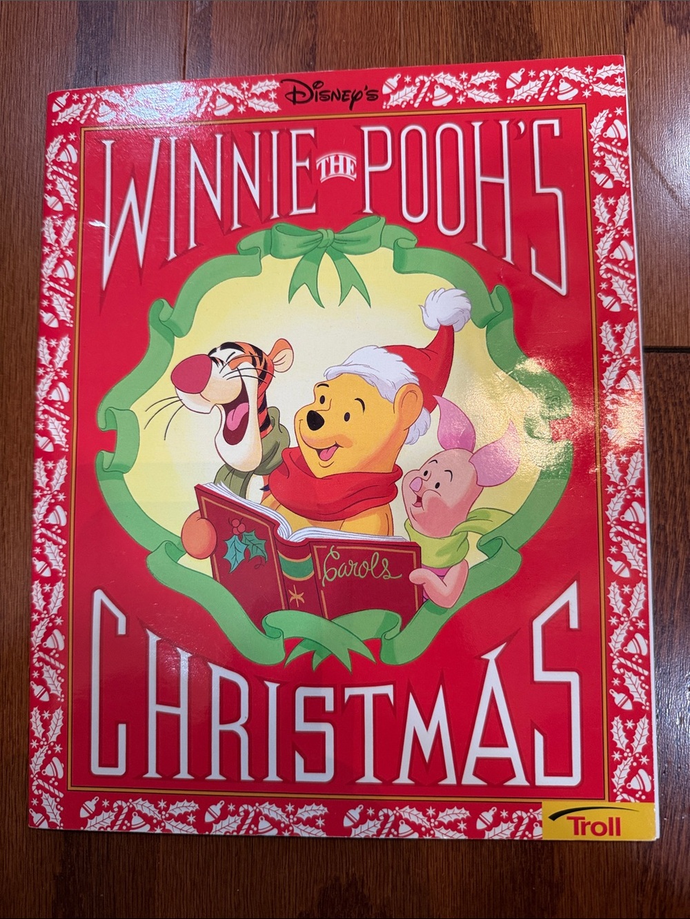 Vintage Disney Winnie the Pooh’s Christmas 1991 Troll Special Edition Book